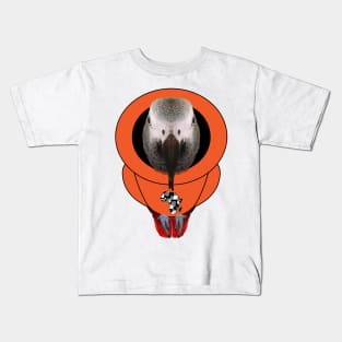 African Grey Hoodie Kids T-Shirt